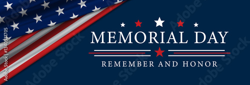 Memorial day USA Banner
