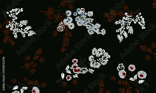 Abstract Flower background suitable for home decore and wallpaper purpose