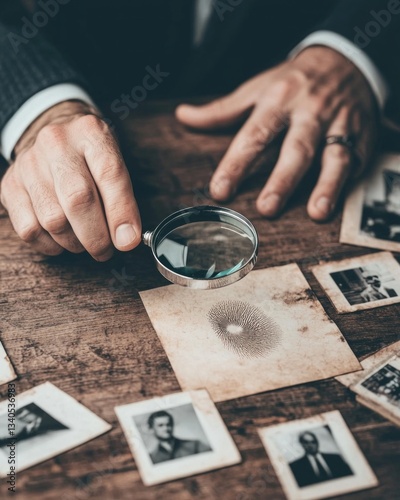 Investigating historical images archive room photography vintage close-up uncovering stories