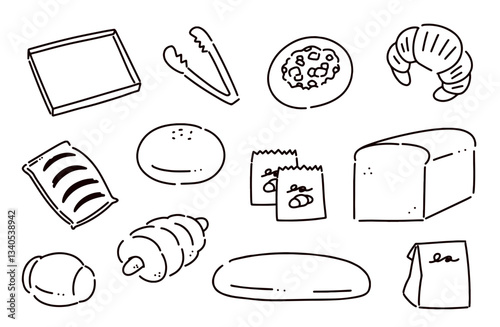 パンのイラストセット