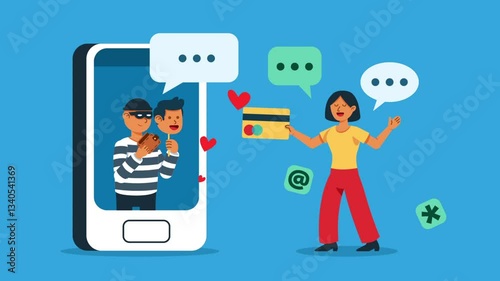 Thief Of Romantic Scam On Internet
