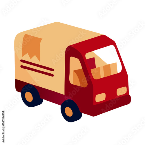 Delivery truck icon for shipping