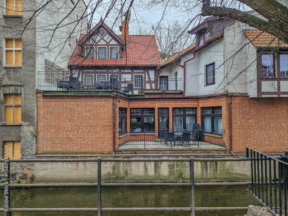 Old Town in the city of Gdansk, Poland.