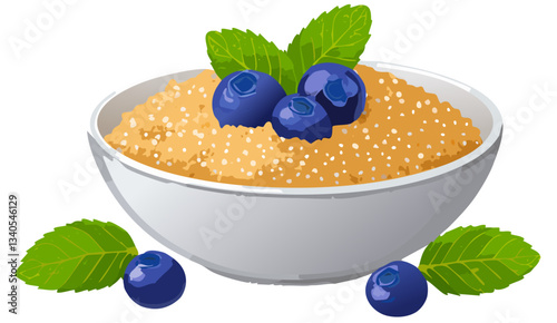 yogurt with berries