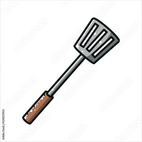 Vector  Heat-Resistant Silicone Spatula for Cooking
