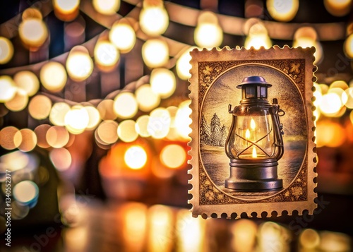 Night Photography: Vintage Australian Post Stamp - A Legacy of Service