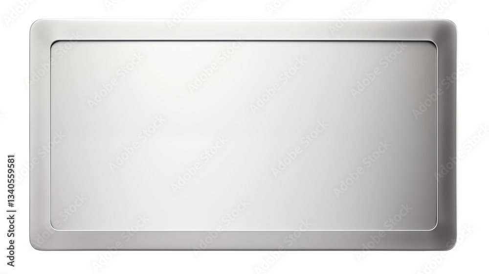 Sleek Silver Metal Frame Mockup for Website Design Sleek Silver Metal Frame Mockup for Website Design