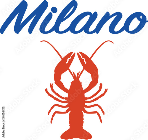 Lobster crab cute italy maine seafood postcards fish cute  trending Script Slogan Graphic lobsters Tee t-shirt logo artwork typography tote badge emblem crest Fashion varsity 
