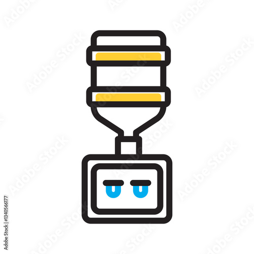 Vector multi color icon for Dispense