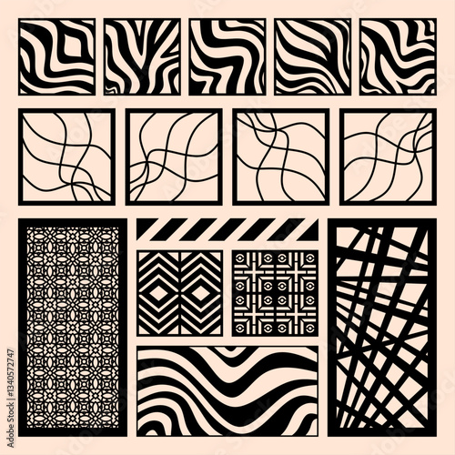The Perfect Blend of Geometric Precision and Organic Flowing Lines