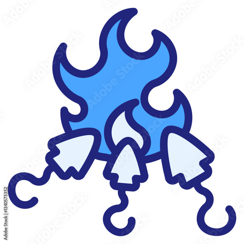 Sterilize blue icon