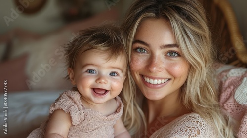 Mother and Daughter Portrait: A Tender Moment Captured