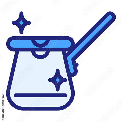 Cezve blue icon