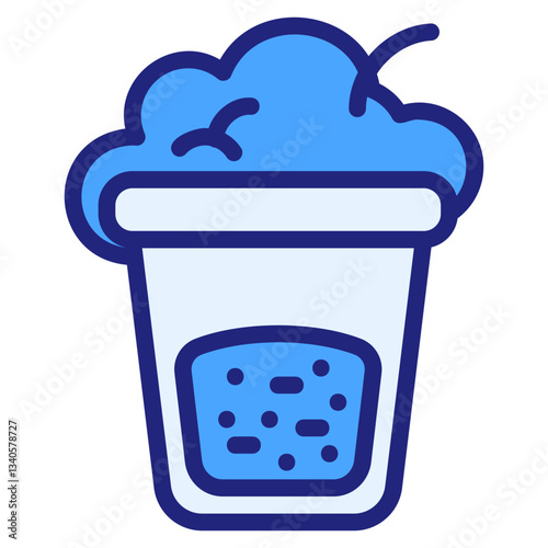 Frappe blue icon