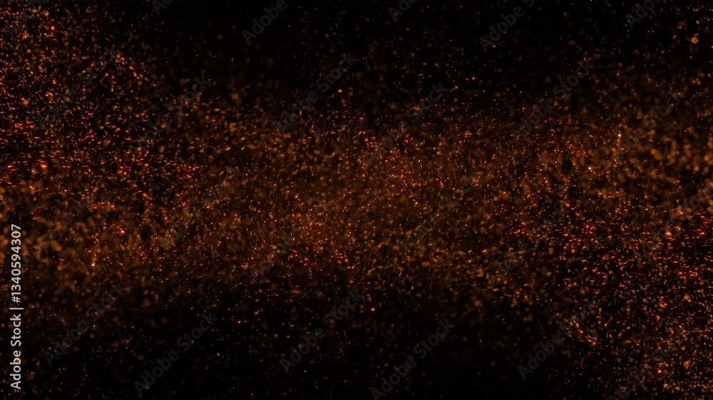 intro fire explosion particles