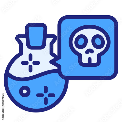 Poison blue icon