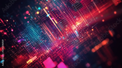 Wallpaper Mural modern tech background abstract design illustration Torontodigital.ca