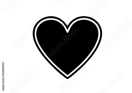 vector heart icon valentines day