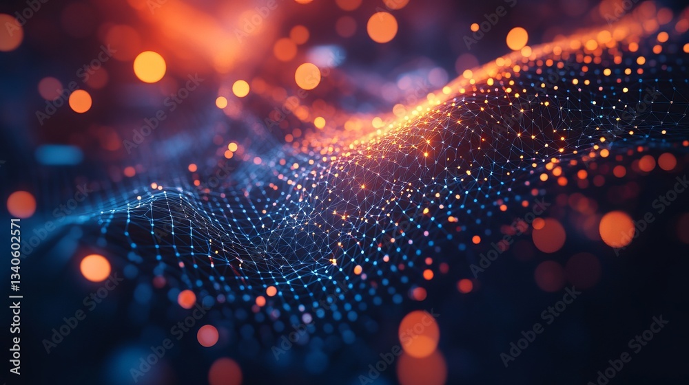 Fototapeta premium Artificial Neural Network: Advancing Big Data and Smart Computing