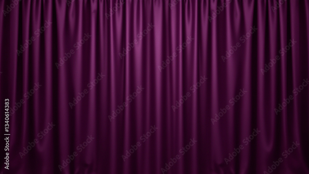 Luxurious abstract background featuring rich purple silk fabric, creating elegant and smooth texture. flowing drapes evoke sense of sophistication and depth, perfect for various design projects