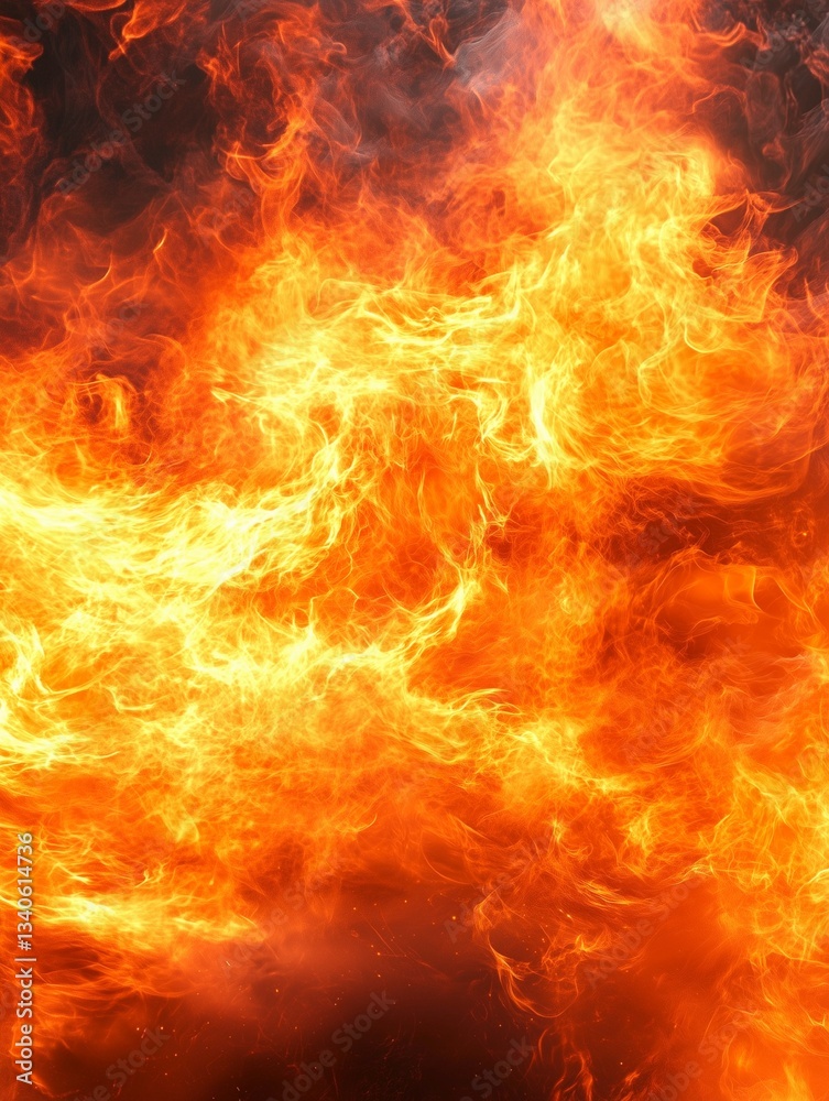 Obraz premium fire textured background