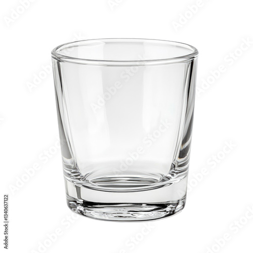 Wallpaper Mural crystal clear glass of water isolated on white or transparent background Torontodigital.ca