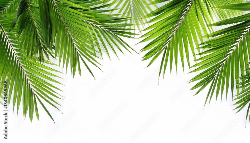 Fototapeta premium close up green leaves of bamboo tree isolated on transparent backgroun