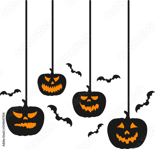 Halloween Hanging Pumpkin Decoration