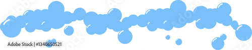 Fizzy Drink, Water Bubble. Soap foam bubbles suds framing shower gel, shampoo, shaving, mousse. Soda Drops Silhouette Icon Set. Soap Symbol Collection. Isolated Vector Illustration.