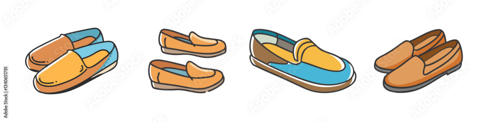 loafers ( vector icon, vector illustration-simple illustration of loafers ( perfect for logos. loafers ( vector icon, vector illustration-simple illustration of loafers ( perfect for logos.