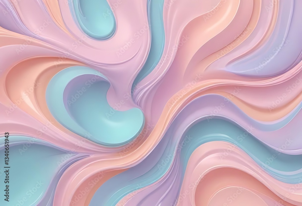 Fototapeta premium Colorful swirl of pink, blue, and purple