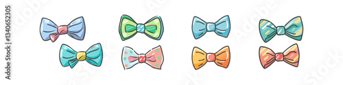 bow ties vector icon, vector illustration-simple illustration of bow ties perfect for logos.