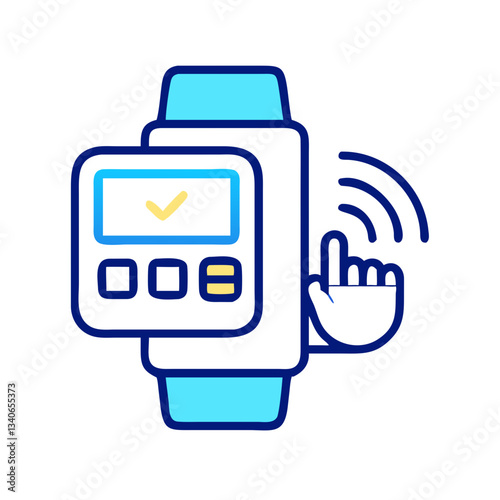 Smartwatch payment with contactless feature