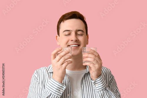 Handsome young man with gla...