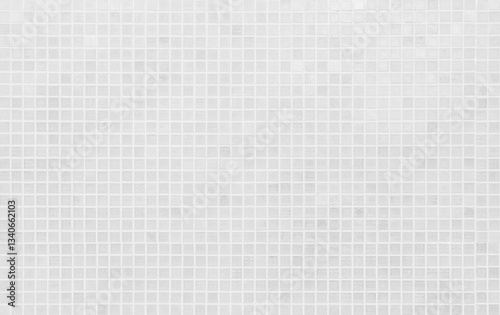 Texture background concept: White brick wall texture background for stone tile block in grey light color wallpaper modern interior and exterior and backdrop design. White brick wall background photo.