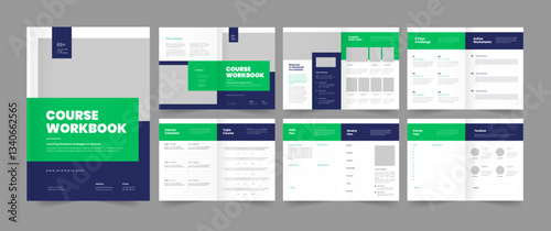 Course Workbook Design, Course handbook Template.