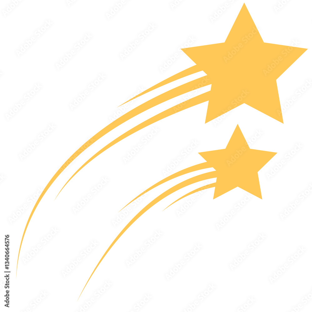 Obraz premium Shooting Star Icon