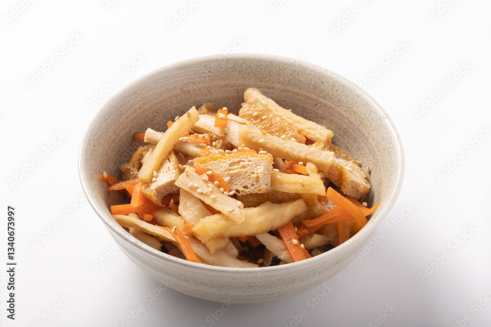 切り干し大根と油あげの煮物