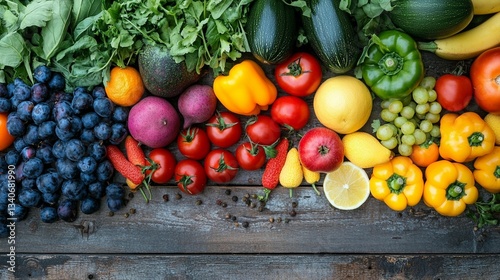 Vibrant Fruits & Vegetables photo