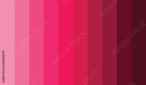 hot pink colors palette icon illustration. Color Palette in Lines, Beautiful Pleasant Colors Set In Vector Design eps10