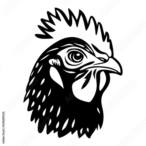 Illustration stencil animal design vector