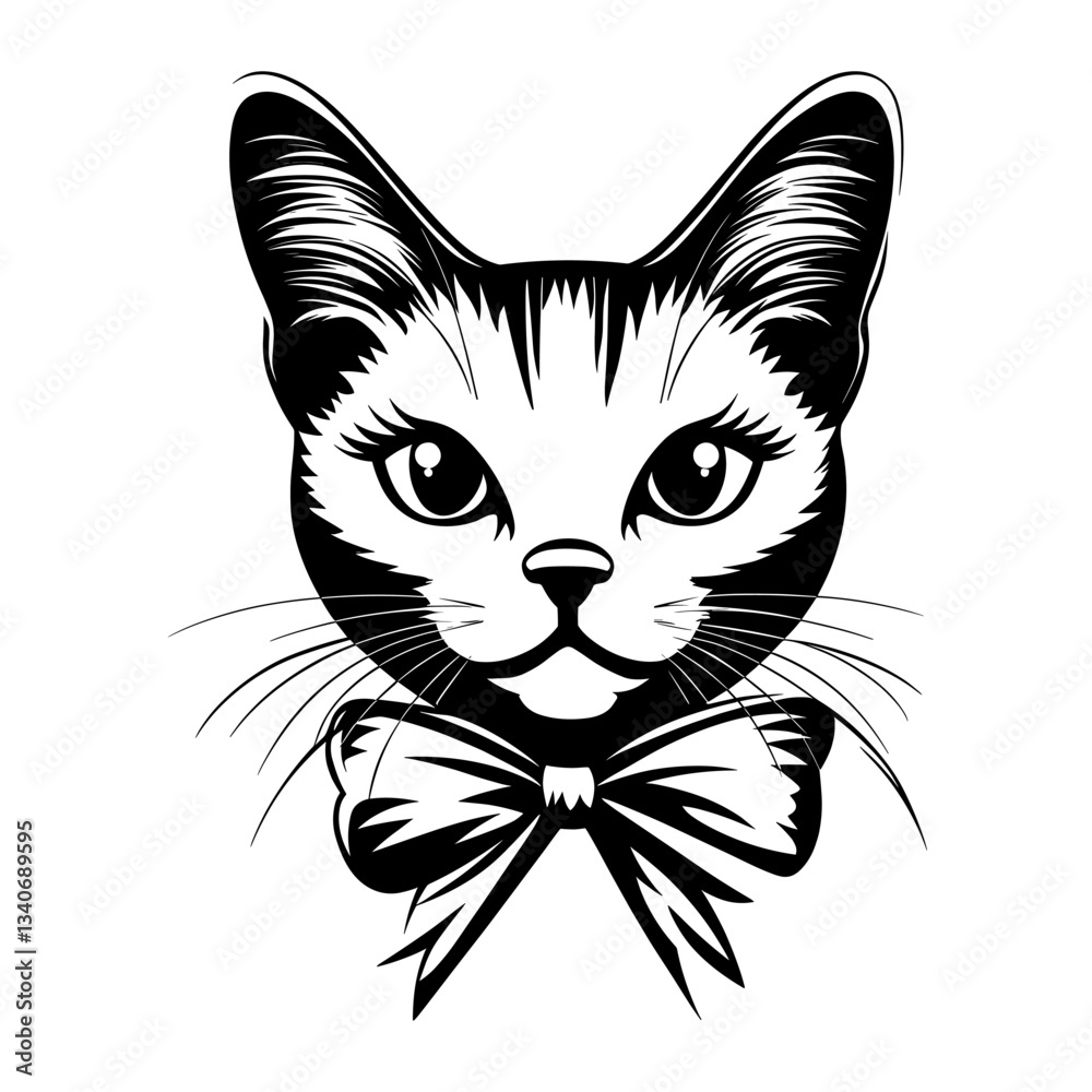 Obraz premium Art illustration stencil design vector