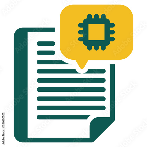 Text green icon