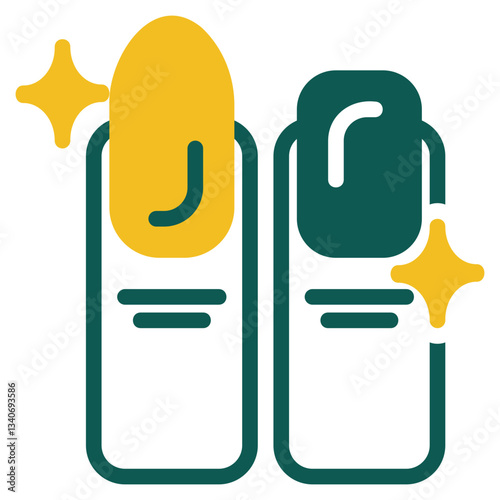 Nail green icon