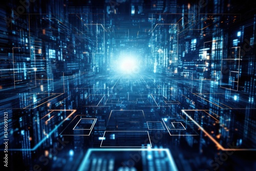 Global business, internet network connection, IoT Internet of Things, business intelligence concept. Busines global network, futuristic technology background. AI generative