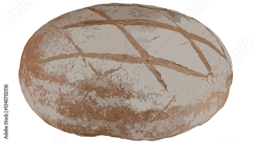 Stripe bread