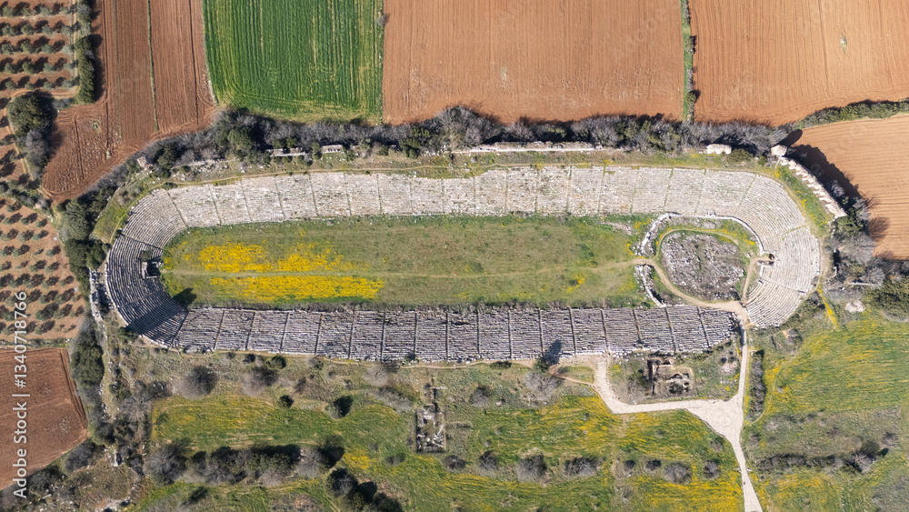 Afrodisias Ancient city. (Aphrodisias). The common name of many ancient cities dedicated to the goddess Aphrodite. The most famous of cities called Aphrodisias. Karacasu - Aydin, TURKEY