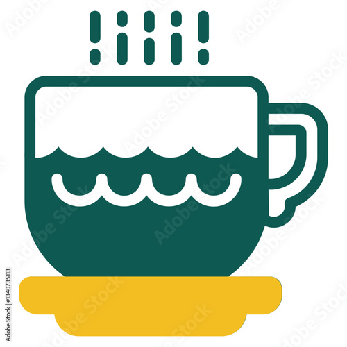 Coffee green icon