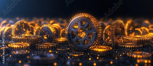 Intricate Machinery: A Symphony of Gears in Motion