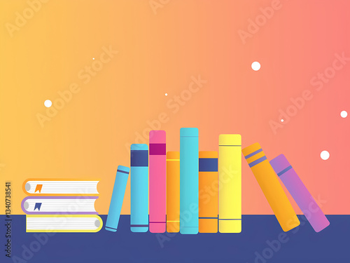 Stack of book , international library day